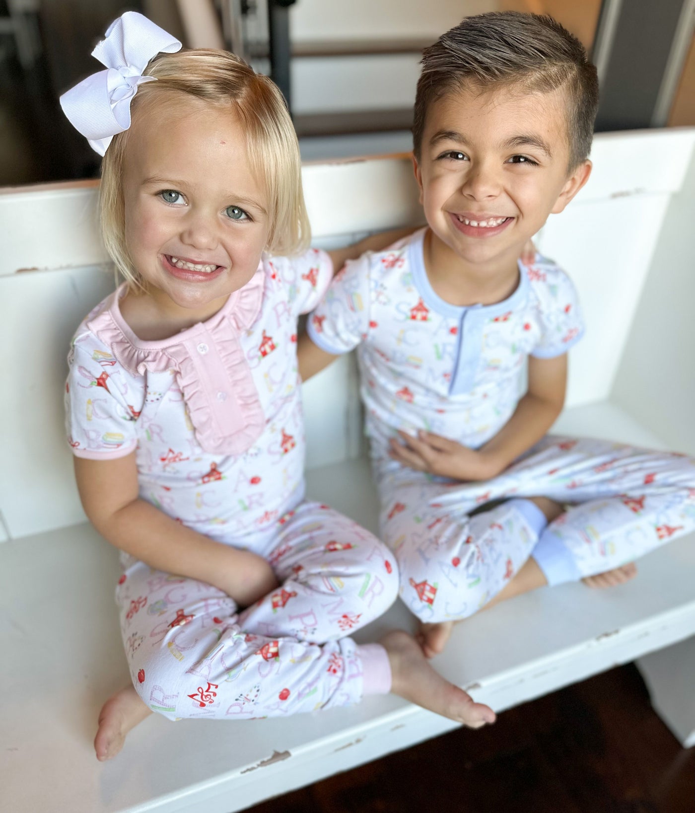 ABC Knit Boys Two-Piece Jammies