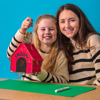 OOLY x Peanuts: Color-in' Wooden  Birdhouse Kit