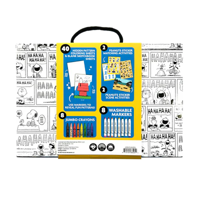 OOLY x Peanuts: Coloring Activity &  Sticker Kit