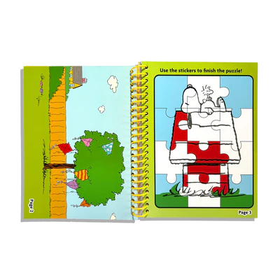 OOLY x Peanuts: Coloring Activity &  Sticker Kit