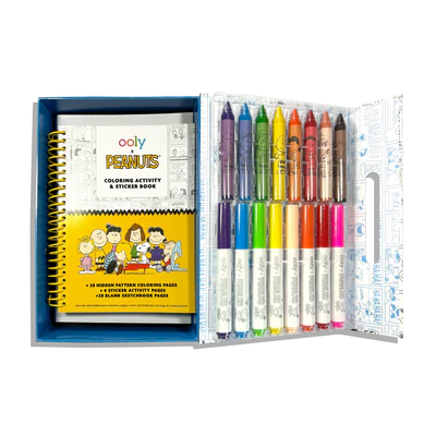 OOLY x Peanuts: Coloring Activity &  Sticker Kit