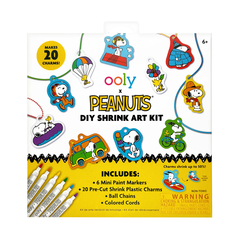 OOLY x Peanuts: D.I.Y. Shrink Art Kit
