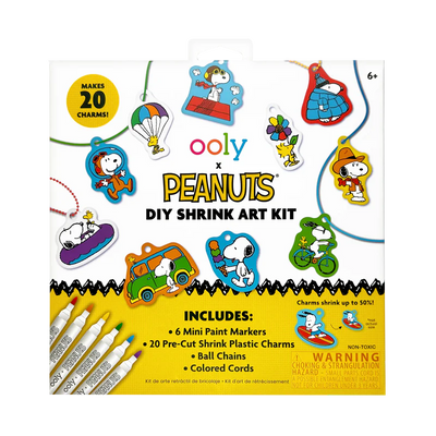 OOLY x Peanuts: D.I.Y. Shrink Art Kit