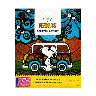 OOLY x Peanuts Scratch Art Kit