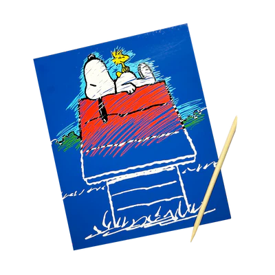 OOLY x Peanuts Scratch Art Kit