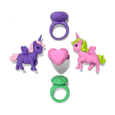 Unicorn Wishes: Scented Erasers (Set  of 5)