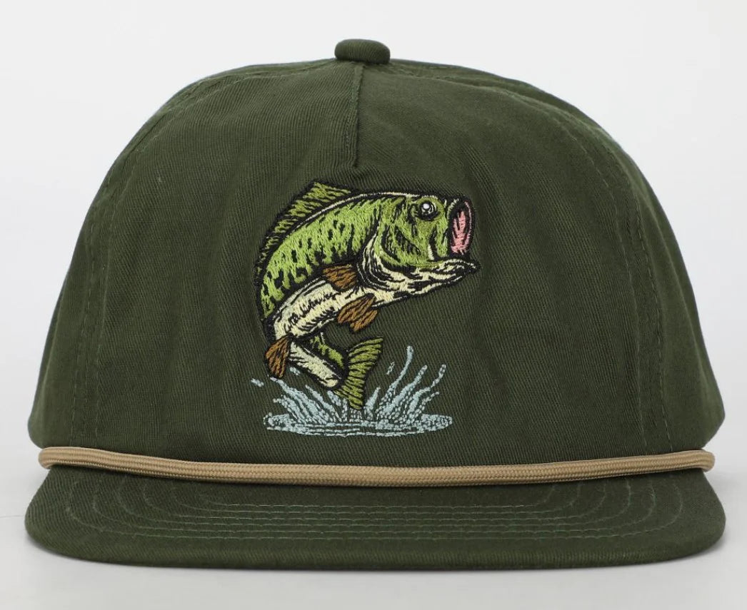 Bass Snapback Rope Hat