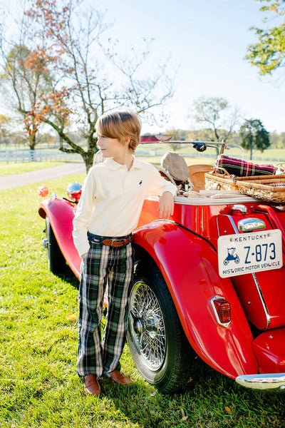 Palmetto Pearl Long Sleeve Prim and Proper Polo