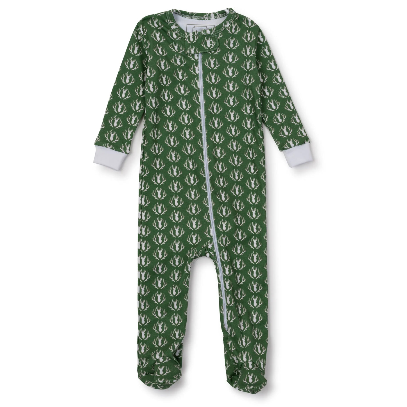 Deers and Antlers Parker Pima Cotton Zipper Pajama