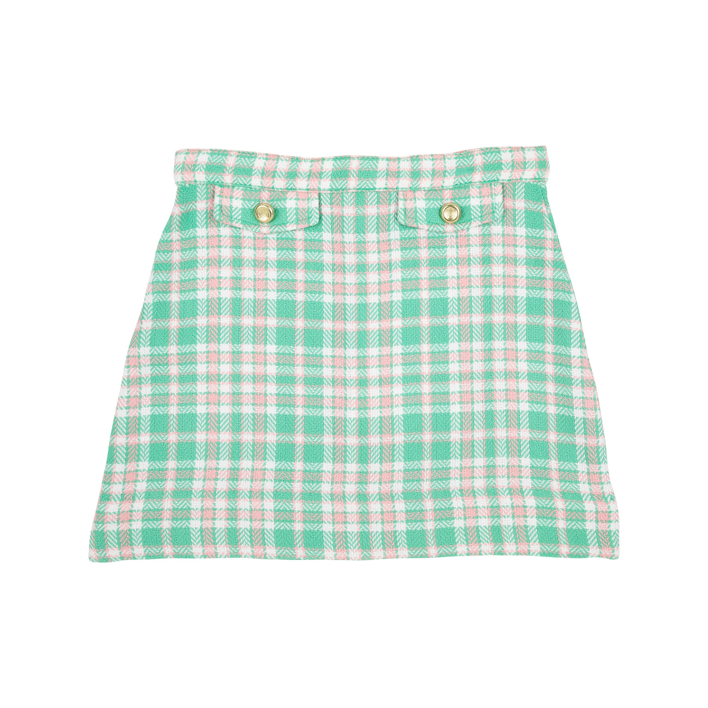 Putney Plaid Perrin Pocket Skirt- Acrylic