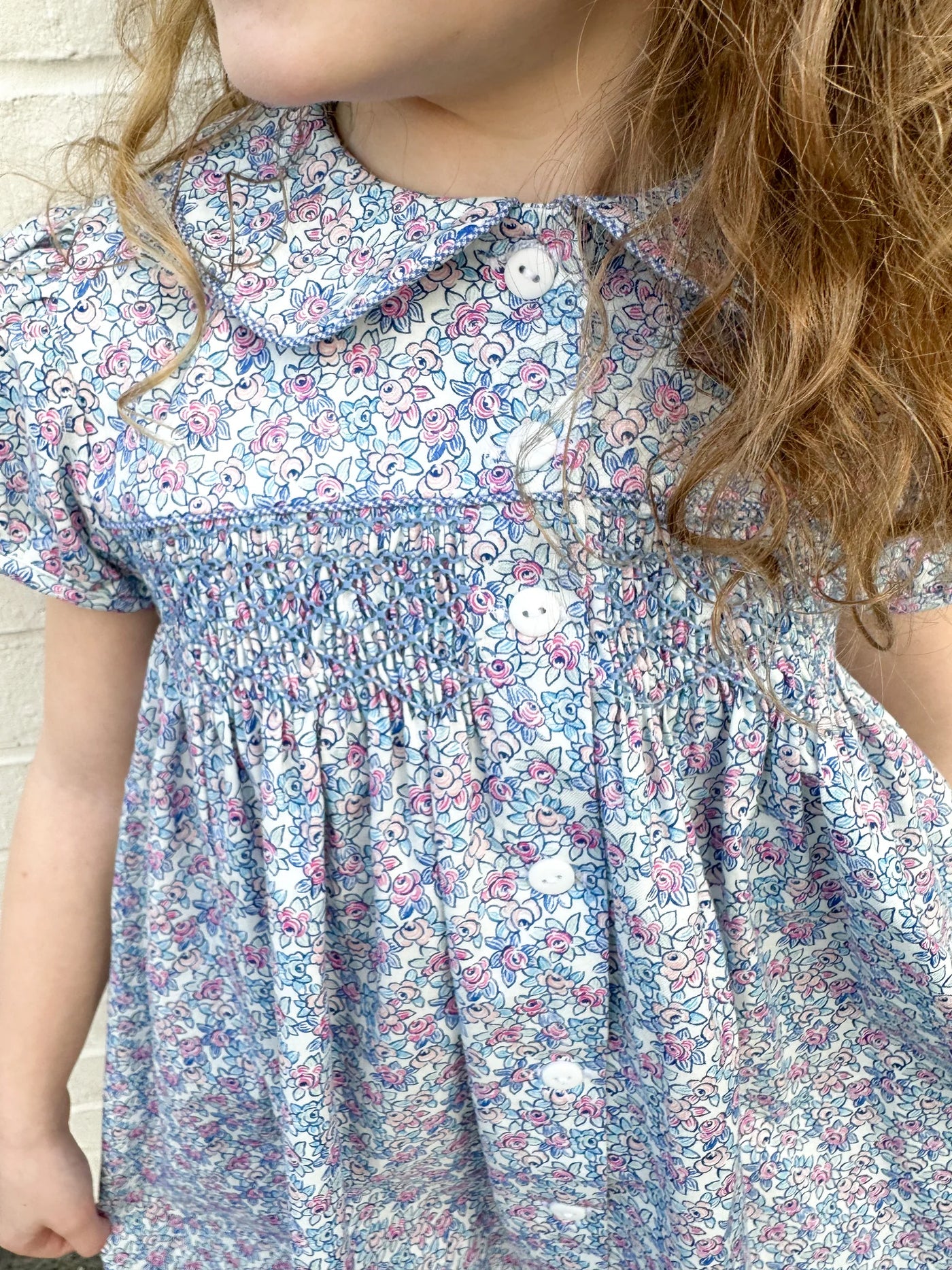 Ella Floral Smocked Dress