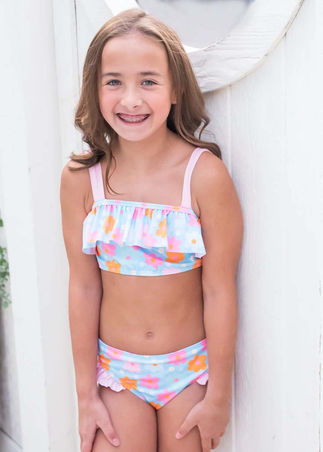 Retro Floral Alexia Two Piece Swimsuit – Southern Style