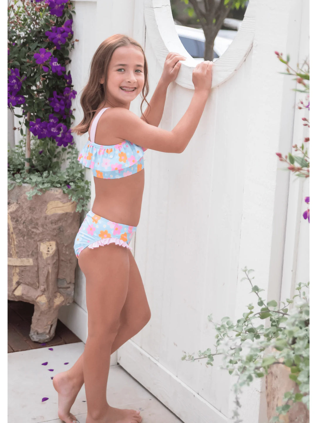 Retro Floral Alexia Two Piece Swimsuit – Southern Style