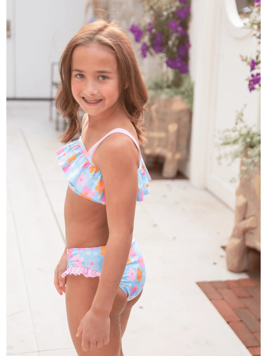 Retro Floral Alexia Two Piece Swimsuit – Southern Style