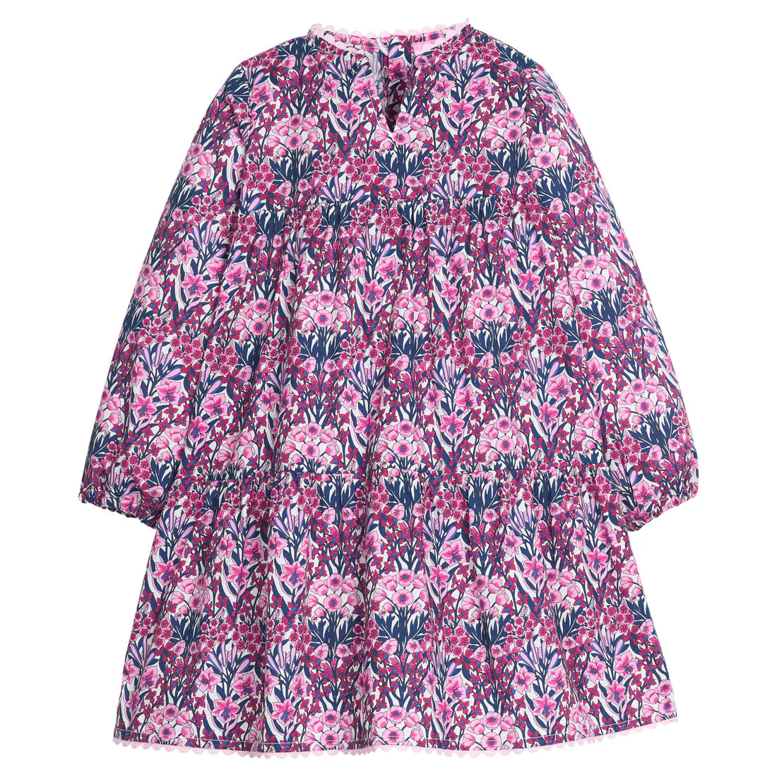 Positano Dress Long Sleeved - Foxcroft Winter Floral