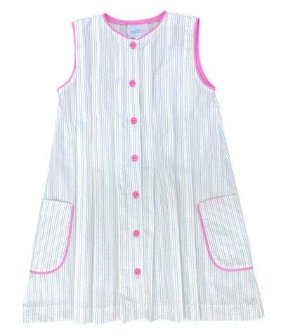 Spring Seersucker Stripe Reagan Dress