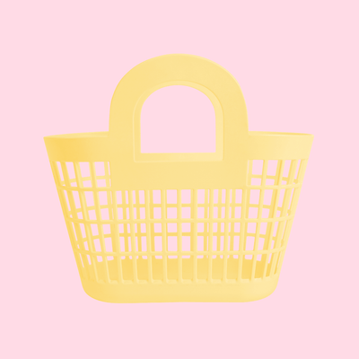 Yellow Rosie Basket