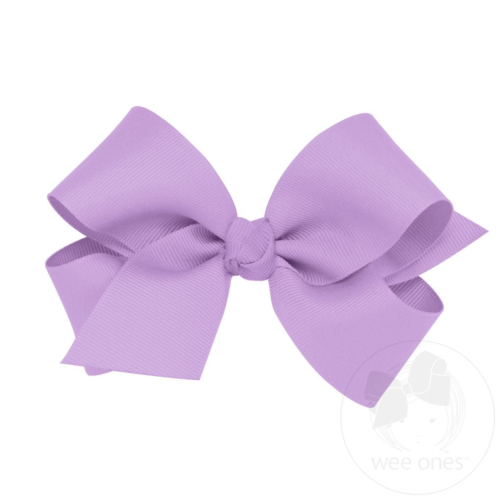 Medium Classic Grosgrain Hair Bow - Knot Wrap (8 Color Options)