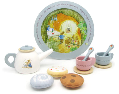 Beatrix Potter 11 Piece Wooden Tea Set