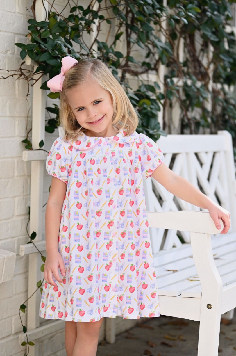 Back to School Whitley Knit Button Up Dress