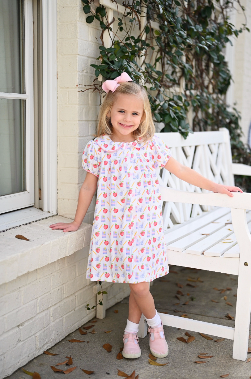 Back to School Whitley Knit Button Up Dress