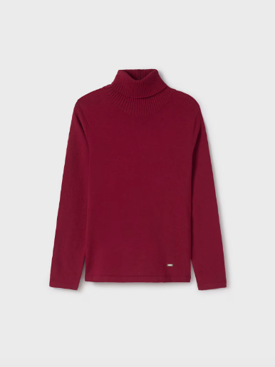 Cherry Basic Turtleneck Sweater