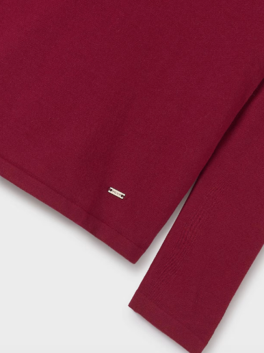 Cherry Basic Turtleneck Sweater