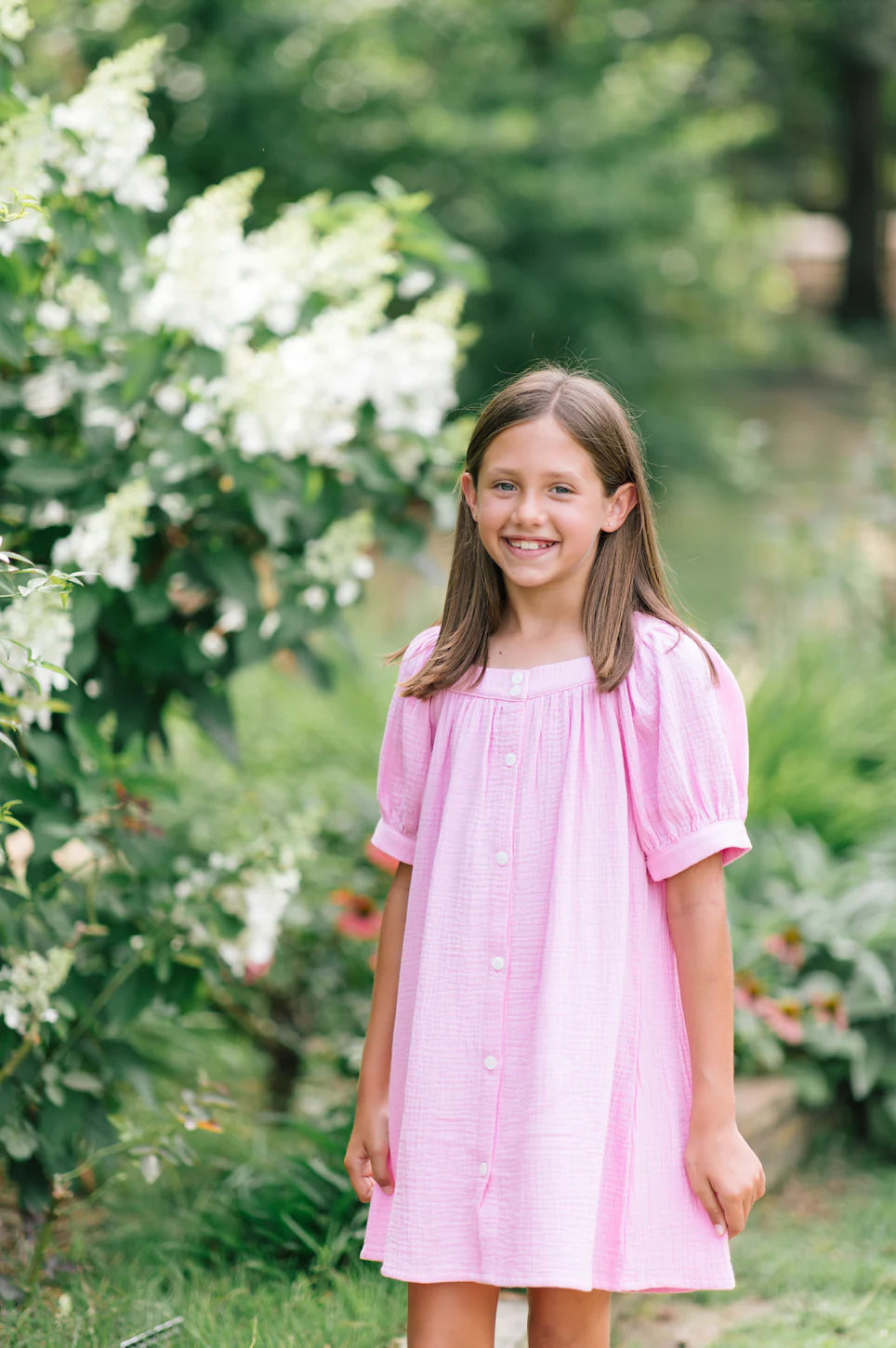 hot pink gauze dress Hot Pink Gauze Neon Stripe Summer Dress