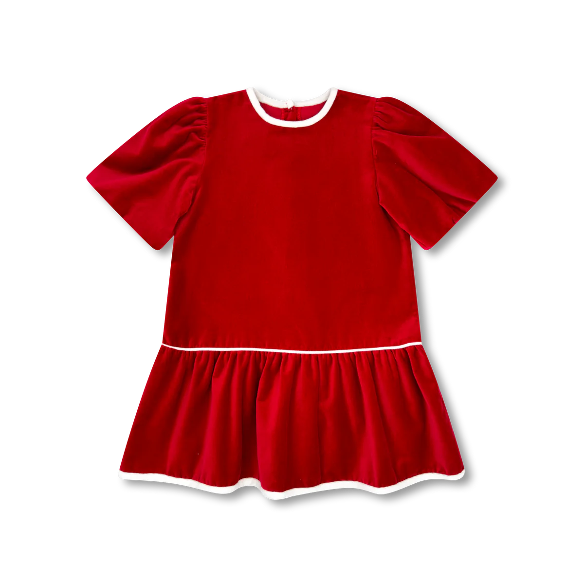 Ruby Red Velvet Harper Dress