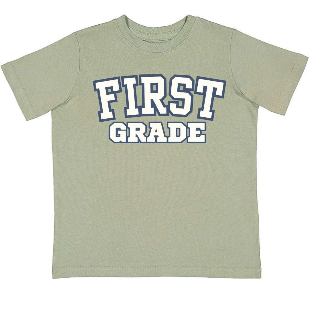 First Grade Varsity Short Sleeve T-Shirt - Sage