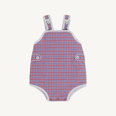 Lawn Party Plaid Skipper Sunsuit