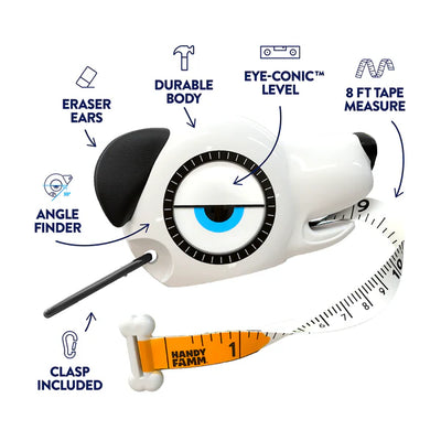 Tape Measure for Kids STEM | Spot the Dog (4-in-1 Tool)