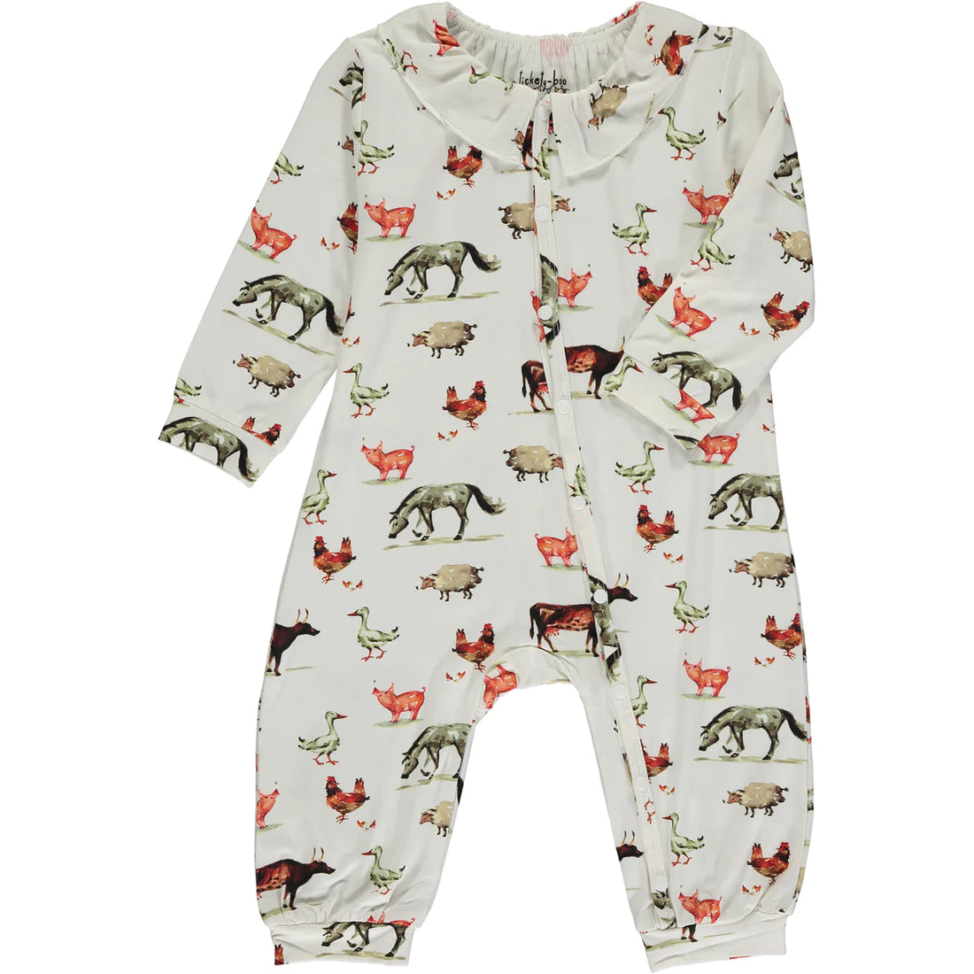 On the Farm Critters Frill Romper