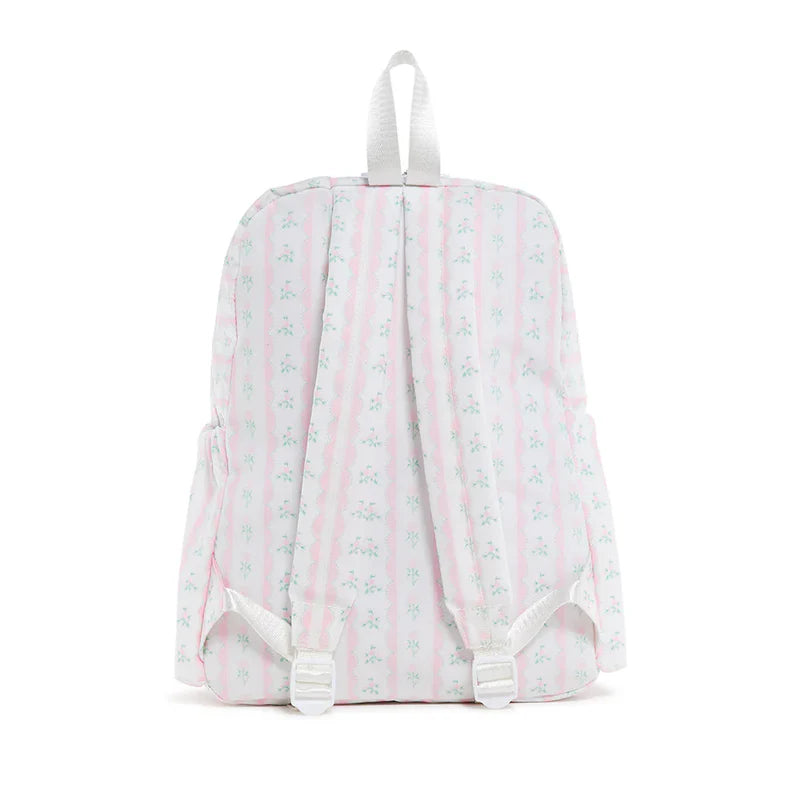 Ribbon Floral Pink Backpack