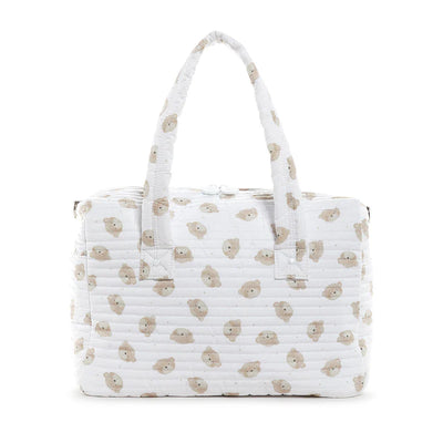 Teddy Bear Quilted Stroller Bag