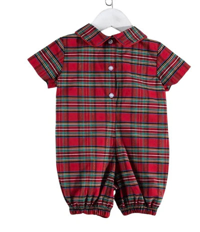 Little Christmas Tartan Ethan Bubble