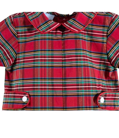 Little Christmas Tartan Ethan Bubble