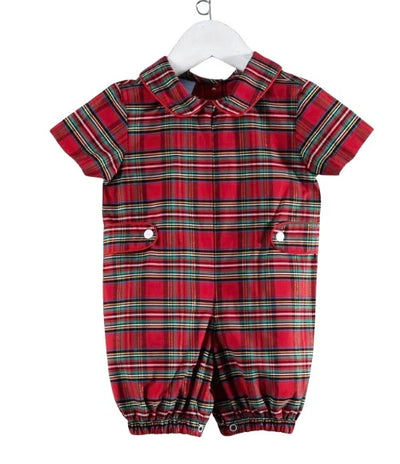 Little Christmas Tartan Ethan Bubble