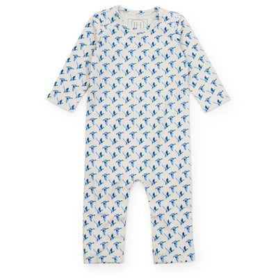 Thompson Boys' Pima Cotton Romper - Mallard Ducks