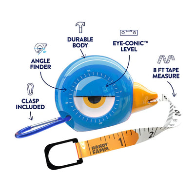 Tape Measure for Kids STEM | Toto the Bird (3-in-1 Tool)