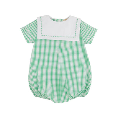 Kiawah Kelly Green Windowpane Townes Top Sail Bubble