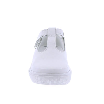 Drew White Leather Shoes