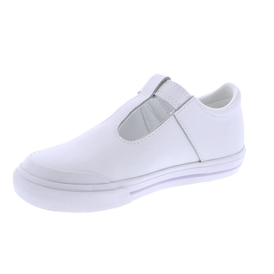 Drew White Leather Shoes