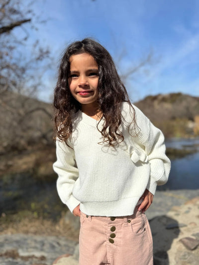 Ivory Knit Zoe Sweater