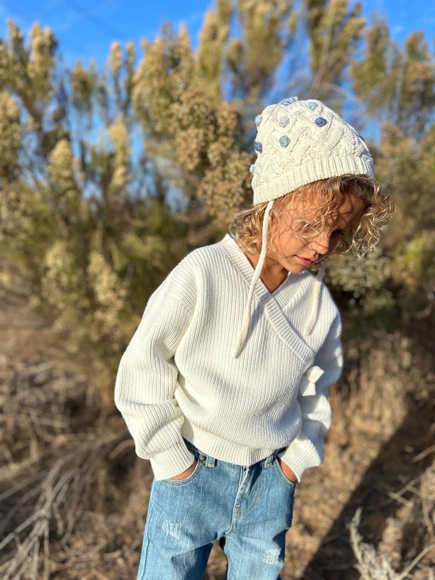 Ivory Knit Zoe Sweater
