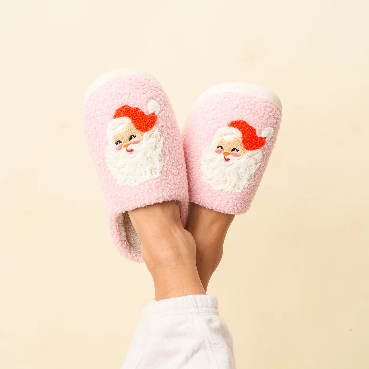 Santa Fuzzy Slippers