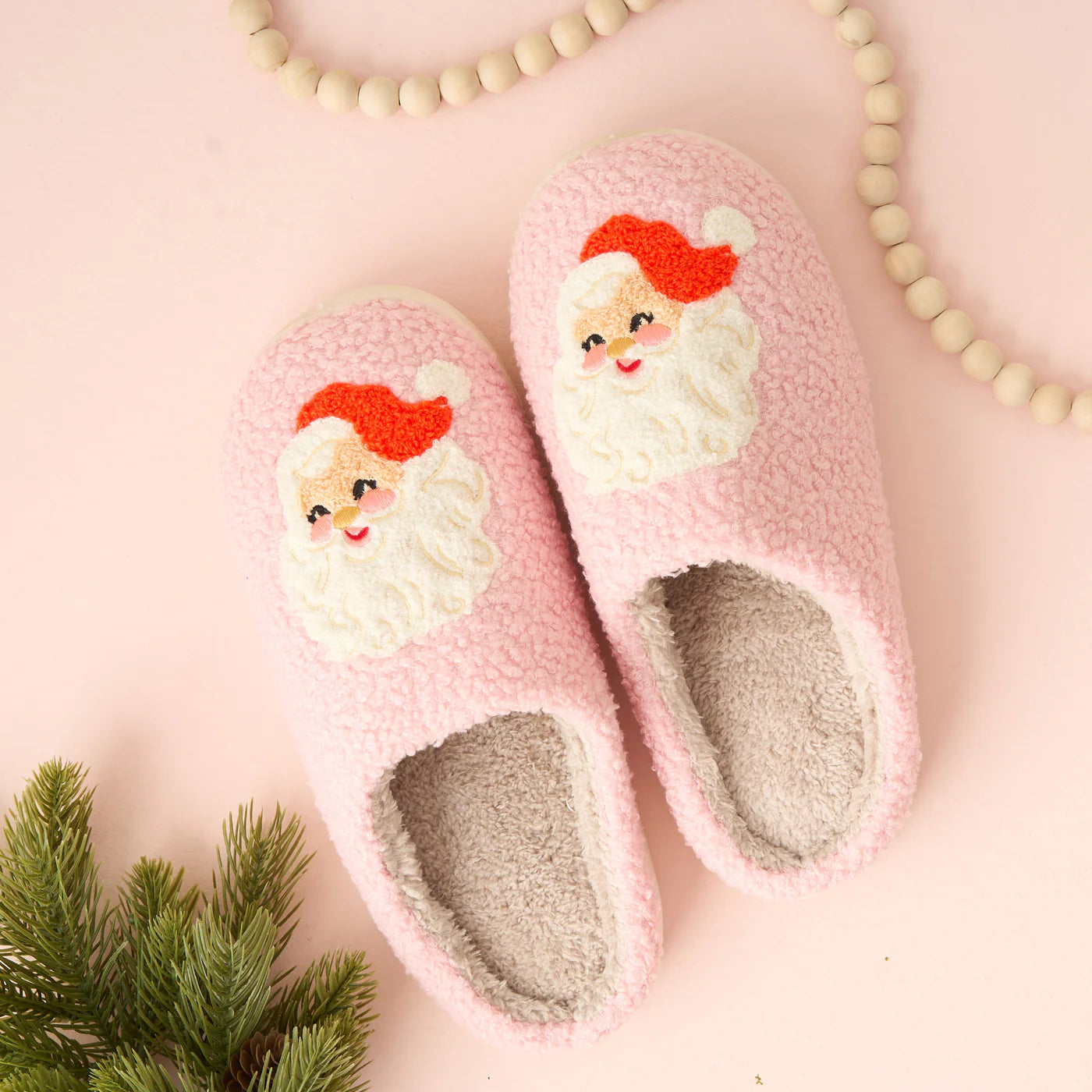 Santa Fuzzy Slippers