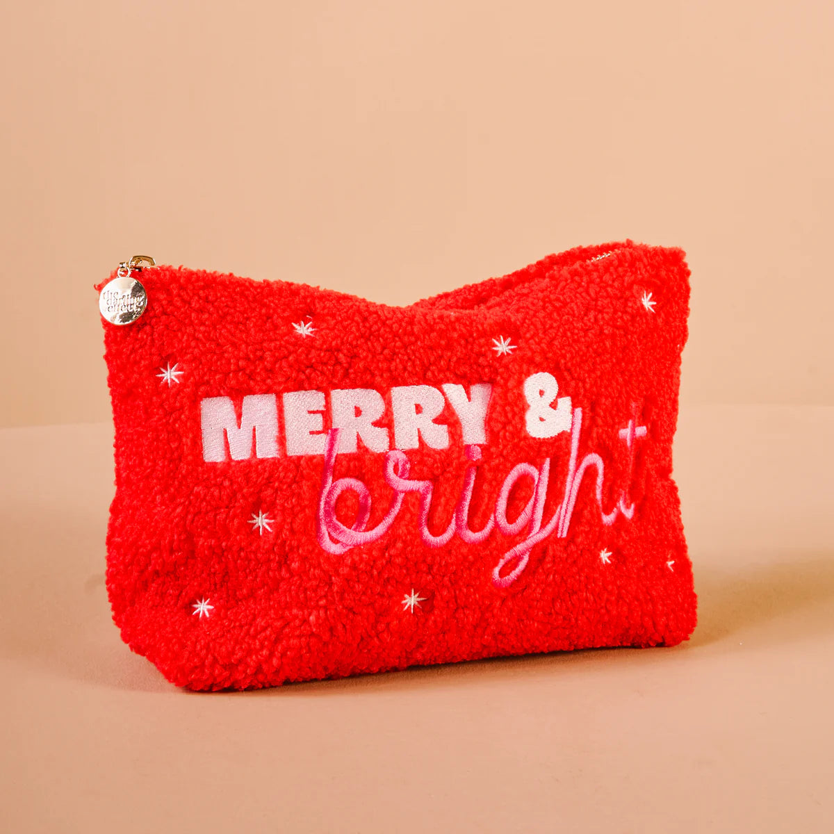 Merry and Bright Teddy Pouch