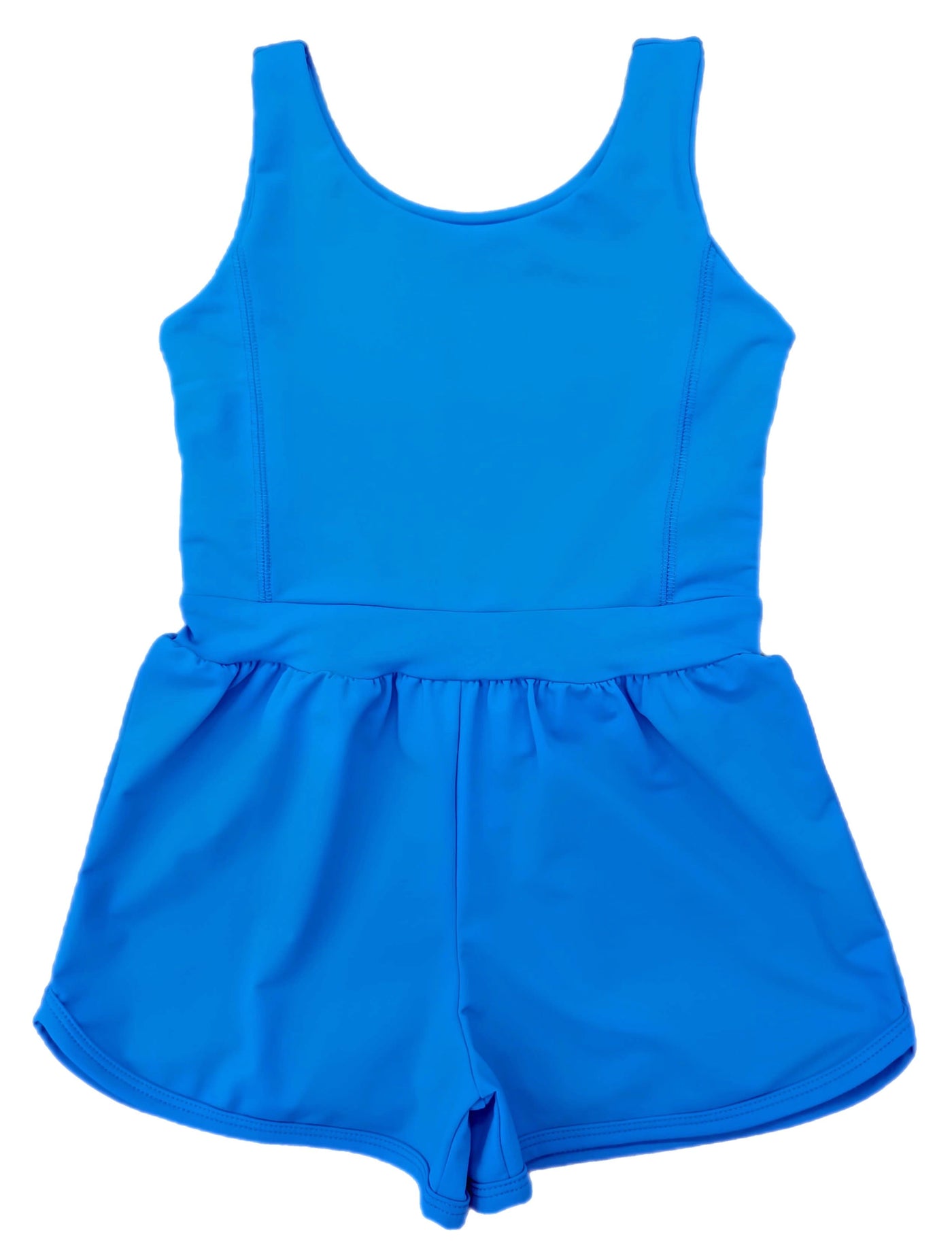 Athleisure Romper- Turquoise