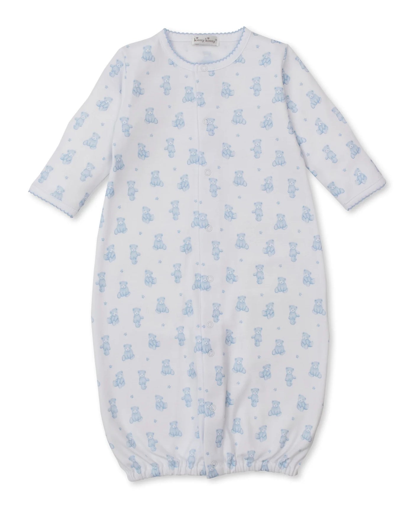 Light Blue Teddy Bear Time Converter Gown